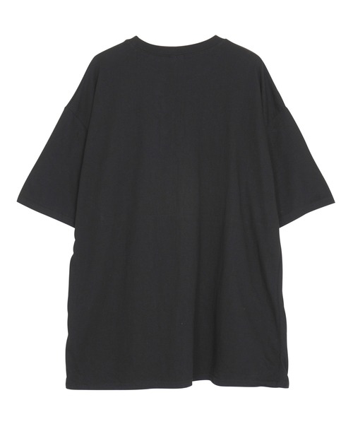 Figments（フィグメンツ）の「HeartビッグTシャツ（Tシャツ/カットソー・レディース・ブラック/スミクロ・FREE）」の4枚目の写真