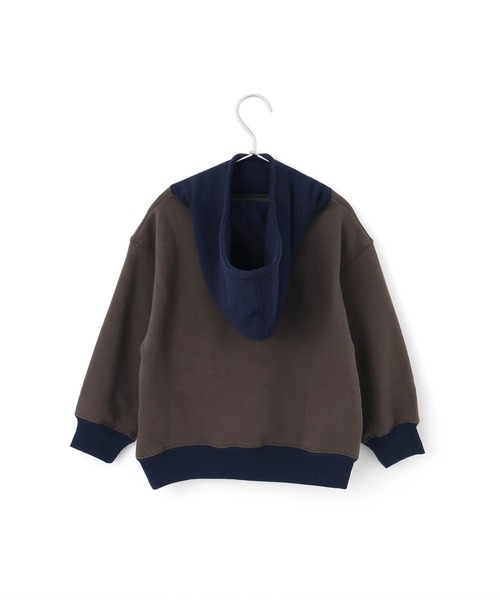 MAKE YOUR DAY(メイクユアデイ)の「ハイネック無地裏シャギートレーナー■80~140cm(スウェット・キッズ・グレー/カーキ/ワインレッド・130/120/90/100/140/110/80)」の7枚目の写真