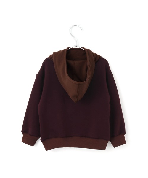 MAKE YOUR DAY(メイクユアデイ)の「ハイネック無地裏シャギートレーナー■80~140cm(スウェット・キッズ・グレー/カーキ/ワインレッド・130/120/90/100/140/110/80)」の10枚目の写真