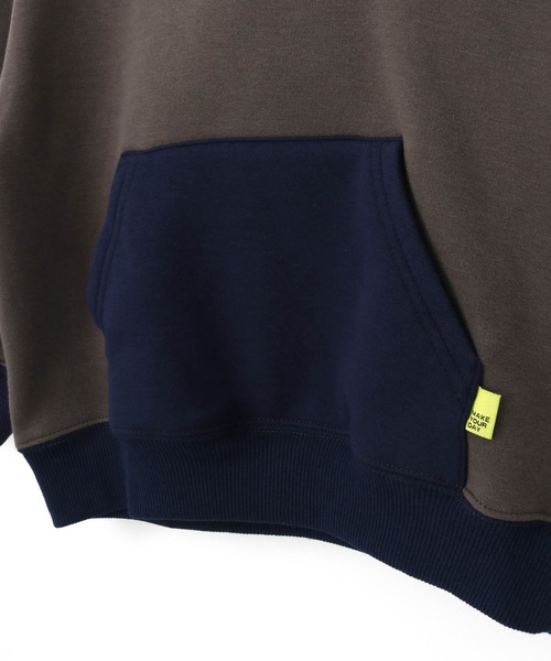 MAKE YOUR DAY(メイクユアデイ)の「ハイネック無地裏シャギートレーナー■80~140cm(スウェット・キッズ・グレー/カーキ/ワインレッド・130/120/90/100/140/110/80)」の12枚目の写真