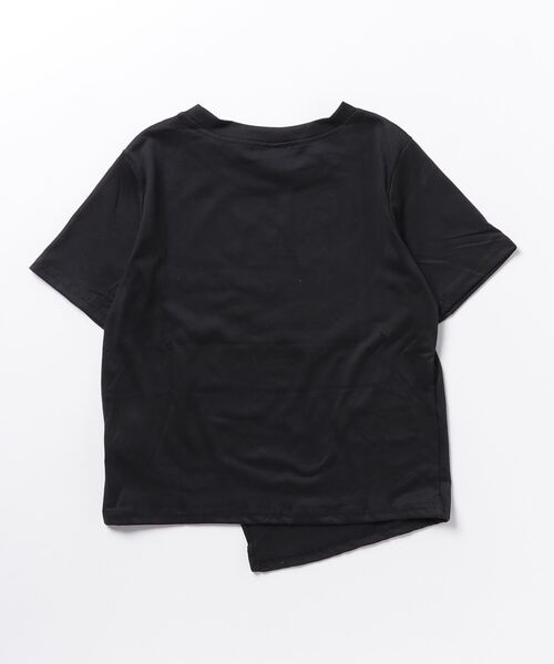 gossip!ロサンゼルス(ゴシップロサンゼルス)の「デザインショート丈 Tシャツ(Tシャツ/カットソー・レディース・ブラック/ホワイト/グレー・L/M)」の10枚目の写真