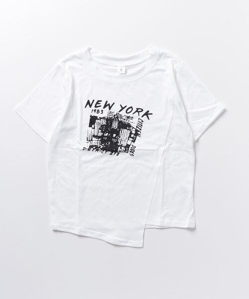 gossip!ロサンゼルス(ゴシップロサンゼルス)の「デザインショート丈 Tシャツ(Tシャツ/カットソー・レディース・ブラック/ホワイト/グレー・L/M)」の21枚目の写真