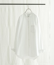 トーマスメイソンバンドカラーオーバーシャツ