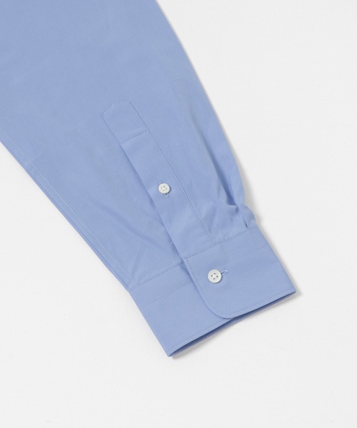 THOMAS MASON（トーマス メイソン）の「トーマスメイソンバンドカラーオーバーシャツ（シャツ/ブラウス・メンズ・ホワイト/ロイヤルブルー/ストライプ/ブラック・LARGE/X-LARGE/MEDIUM）」の10枚目の写真