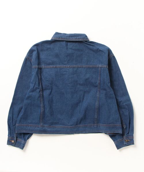 FREE STYLISTS（フリー スタイリスト）の「YUGA_YGMC 　デニム ルーズシルエット ジャケット（デニムジャケット・レディース・インディゴブルー・FREE）」の9枚目の写真