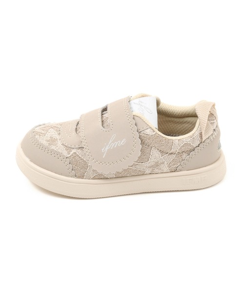 IFME（イフミー）の「KIDS｜ifme CALIN ラメレーススニーカー（スニーカー・キッズ・ベージュ/ピンク/グリーン・18.0cm/17.0cm/15.5cm/16.0cm/20.5cm/17.5cm/19.5cm/19.0cm/15.0cm/16.5cm/20.0cm/21.0cm/18.5cm）」の21枚目の写真