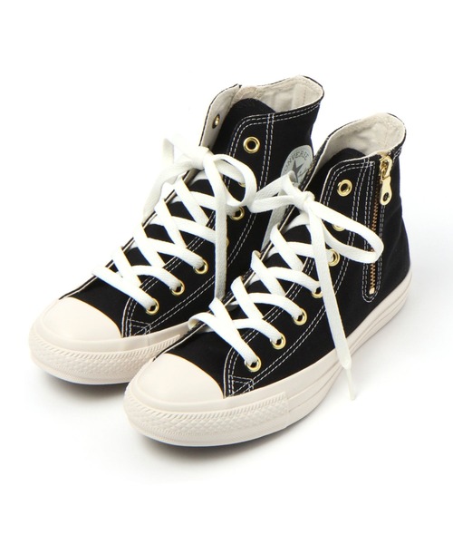 CONVERSE(コンバース)の「【CONVERSE(コンバース)】 オールスターゴールドジップHI(WOMENS)(スニーカー・レディース・ブラック/ベージュ・LARGE/MEDIUM)」の1枚目の写真