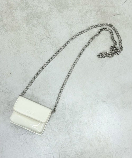 Six M（シックスエム）の「【SixM/シックスエム】ミニミニBAG（ショルダーバッグ・レディース・シルバー/ダークグリーン/レッド/オフホワイト/ブラック・FREE）」の2枚目の写真