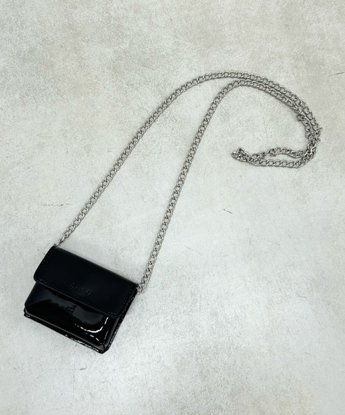 Six M（シックスエム）の「【SixM/シックスエム】ミニミニBAG（ショルダーバッグ・レディース・シルバー/ダークグリーン/レッド/オフホワイト/ブラック・FREE）」の3枚目の写真