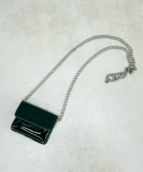 Six M（シックスエム）の「【SixM/シックスエム】ミニミニBAG（ショルダーバッグ・レディース・シルバー/ダークグリーン/レッド/オフホワイト/ブラック・FREE）」の4枚目の写真