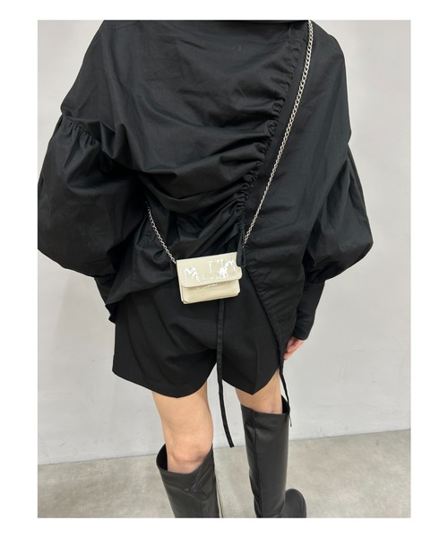 Six M（シックスエム）の「【SixM/シックスエム】ミニミニBAG（ショルダーバッグ・レディース・シルバー/ダークグリーン/レッド/オフホワイト/ブラック・FREE）」の22枚目の写真