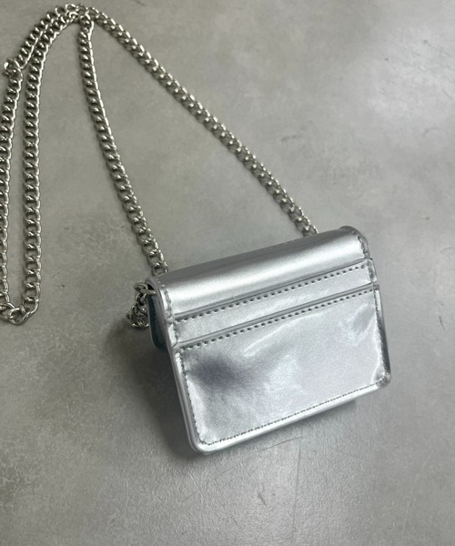 Six M（シックスエム）の「【SixM/シックスエム】ミニミニBAG（ショルダーバッグ・レディース・シルバー/ダークグリーン/レッド/オフホワイト/ブラック・FREE）」の11枚目の写真