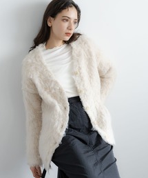 3Gシャギーニットカーディガン / 981217