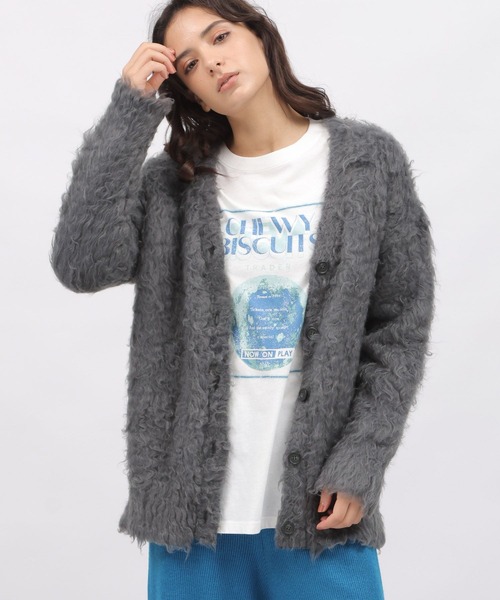 LAKOLE（ラコレ）の「3Gシャギーニットカーディガン / 981217