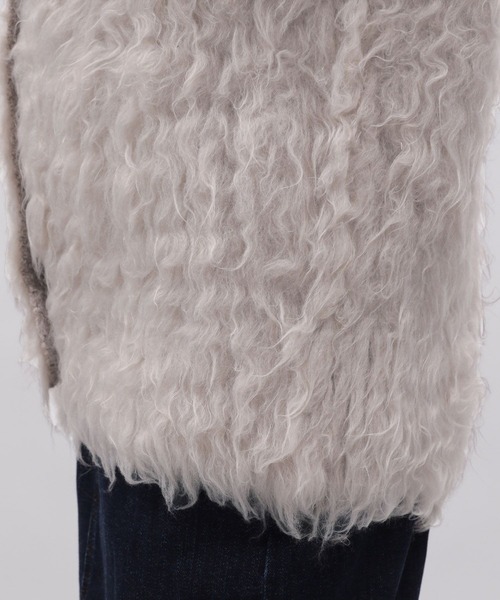 LAKOLE(ラコレ)の「3Gシャギーニットカーディガン / 981217(カーディガン/ボレロ・レディース・ライトベージュ/グレー/チャコールグレー/マスタード・SMALL/MEDIUM)」の19枚目の写真