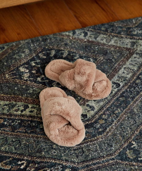 SLIPPER FUR フェイクファー スリッパ ルームシューズ（ルーム