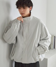 MONO-MART（モノマート）の「ナイロンオーバートラックジップブルゾン ショートモッズコート（モッズコート）」