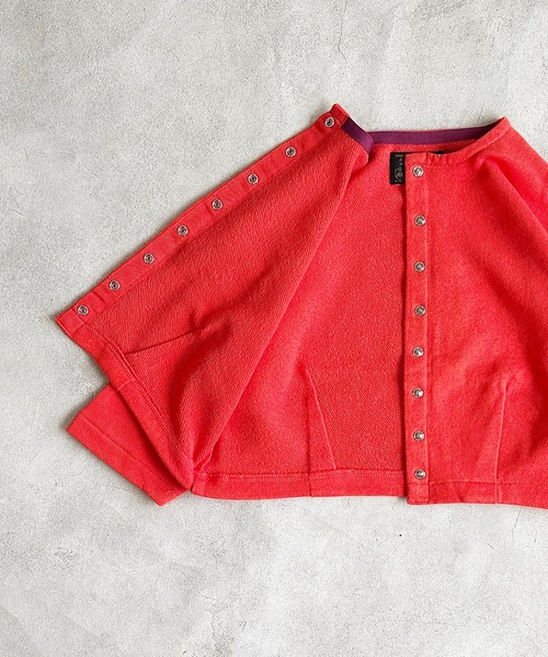 A BOND（アボンド）の「スナップボタンマルーンカーディガン（80～150cm）（カーディガン/ボレロ・キッズ・ライトブルー/レッド/イエロー/ブラック・90/100/110/120/80/130/95/140/150）」の13枚目の写真