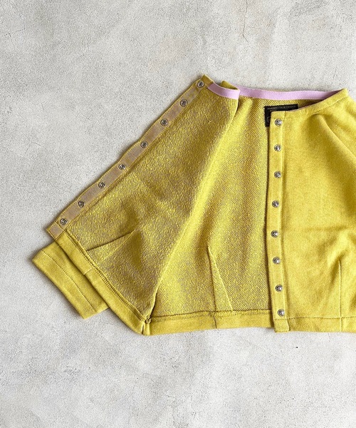 A BOND（アボンド）の「スナップボタンマルーンカーディガン（80～150cm）（カーディガン/ボレロ・キッズ・ライトブルー/レッド/イエロー/ブラック・90/100/110/120/80/130/95/140/150）」の11枚目の写真