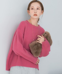 アーバンリサーチロッソ　長袖ニット　ピンク　FREE URBAN RESEARCH ROSSO WOMEN（アーバンリサーチ ロッソ