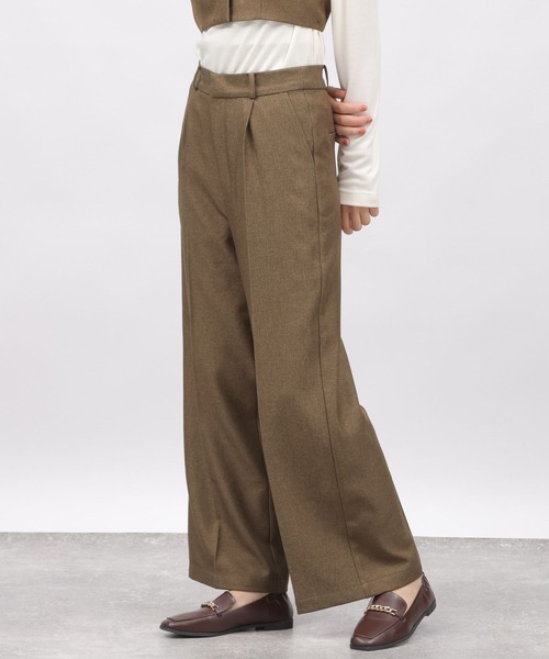 LAKOLE（ラコレ）の「チェックアソートワイドパンツ / 982200（スラックス・レディース・チャコールグレー/ブラウン/ベージュ系5・SMALL/MEDIUM）」の7枚目の写真