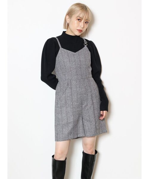 MURUA（ムルーア）の「ボリュームスリーブニットトップス（ニット/セーター・レディース・ブルー/アイボリー/ブラック・FREE）」の11枚目の写真