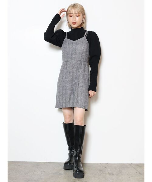 MURUA（ムルーア）の「ボリュームスリーブニットトップス（ニット/セーター・レディース・ブルー/アイボリー/ブラック・FREE）」の12枚目の写真