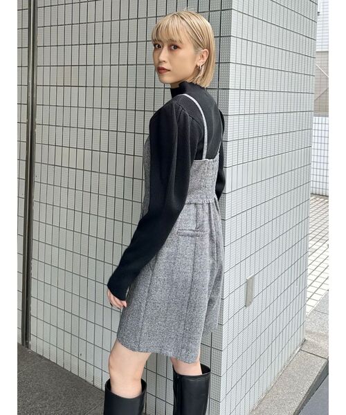 MURUA（ムルーア）の「ボリュームスリーブニットトップス（ニット/セーター・レディース・ブルー/アイボリー/ブラック・FREE）」の14枚目の写真