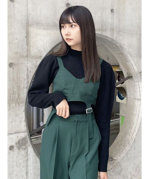 MURUA（ムルーア）の「ボリュームスリーブニットトップス（ニット/セーター・レディース・ブルー/アイボリー/ブラック・FREE）」の17枚目の写真