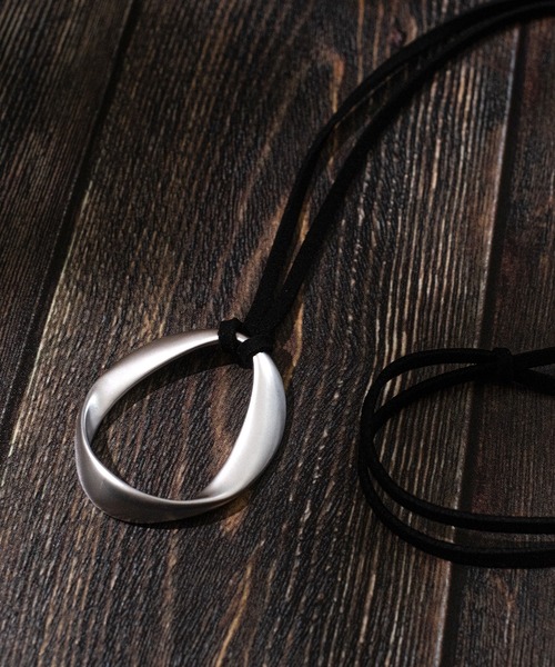 セール】革紐 リング ネックレス（ネックレス）｜improves（イン
