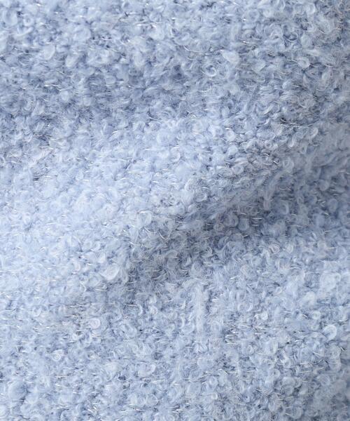 grove（グローブ）の「◆1枚で華やか見え！ラメブークレーニット（ニット/セーター・レディース・ライトブルー/ライトグレー/オフホワイト・02/03/04/01/05）」の12枚目の写真