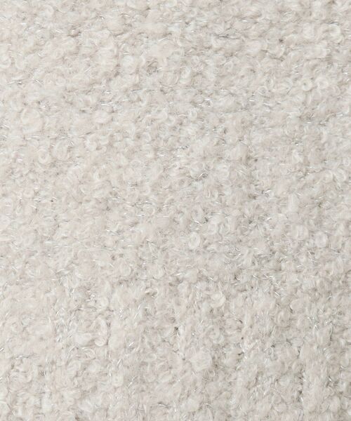 grove（グローブ）の「◆1枚で華やか見え！ラメブークレーニット（ニット/セーター・レディース・ライトブルー/ライトグレー/オフホワイト・02/03/04/01/05）」の8枚目の写真