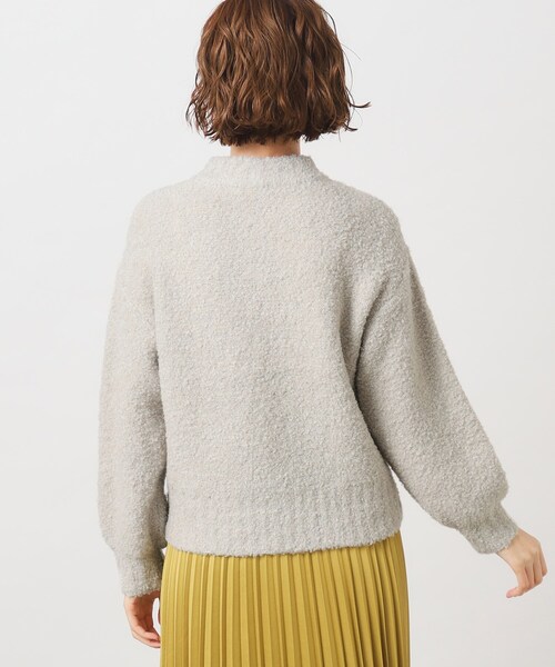 grove（グローブ）の「◆1枚で華やか見え！ラメブークレーニット（ニット/セーター・レディース・ライトブルー/ライトグレー/オフホワイト・02/03/04/01/05）」の5枚目の写真