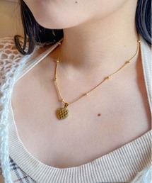 yufect（ユフェクト）の「【Yu】【it】【yufect】メロンパンハートネックレス（ネックレス）」