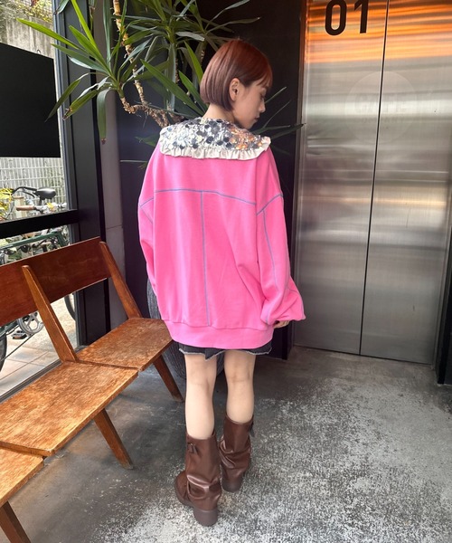 HELLO.SANFRANCISCO(ハローサンフランシスコ)の「【HELLO.SANFRANCISCO/ハローサンフランシスコ】スパンコールマルチウェイベルト(付け襟・レディース・シルバー/ブラック・FREE)」の12枚目の写真