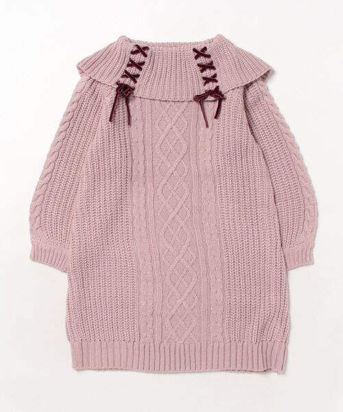 アクシーズファム♡玉手箱Ａおまとめ セット axes femme（アクシーズファム）の「W編み上げニットチュニック