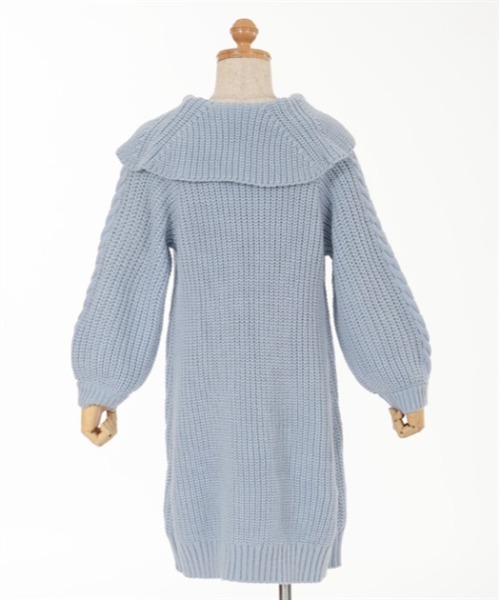 axes femme（アクシーズファム）の「W編み上げニットチュニック