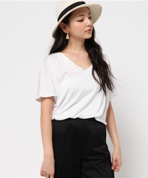 MOUSSY | ERI LOOSE V/N TOPS J Ⅲ(Tシャツ/カットソー)