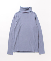 起毛リブタートル長袖Tシャツ
