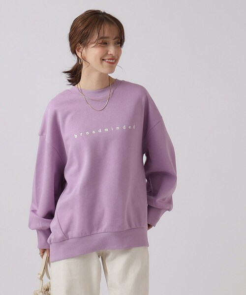 Cutie Blonde(キューティーブロンド)の「◆裏起毛 前振りロゴスウェット【SHOO WARM】(スウェット・レディース・ライトパープル/ベージュ系その他6/ブラック系1/ライトグレー系・00)」の15枚目の写真