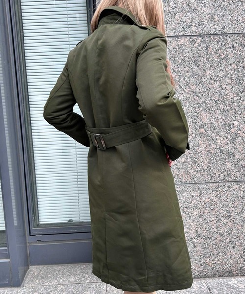 SPIGA（スピーガ）の「ﾛﾝｸﾞﾄﾚﾝﾁｺｰﾄ（トレンチコート・レディース・カーキ・FREE）」の9枚目の写真