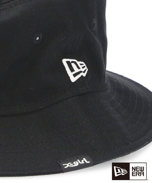 NEW ERA（ニューエラ）の「X-girl × NEW ERA R BUCKET-01（ハット・レディース・ホワイト/ブラック・ONE SIZE）」の5枚目の写真