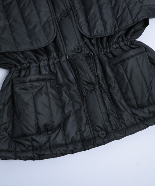 【美品】ジャックローズ LE.MA.TEX ストライプ ピーコート キルティング キルティングビックカラーショートコート※一部店舗のみ入荷