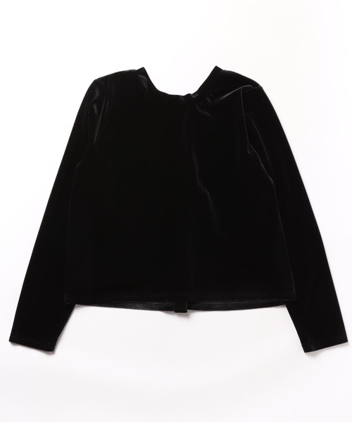 saloon（サルーン）の「SALOON(サルーン)/【AMBELLITE】 2WAYベロアプルオーバー（カーディガン/ボレロ・レディース・ライトグリーン/ブラック・FREE）」の18枚目の写真