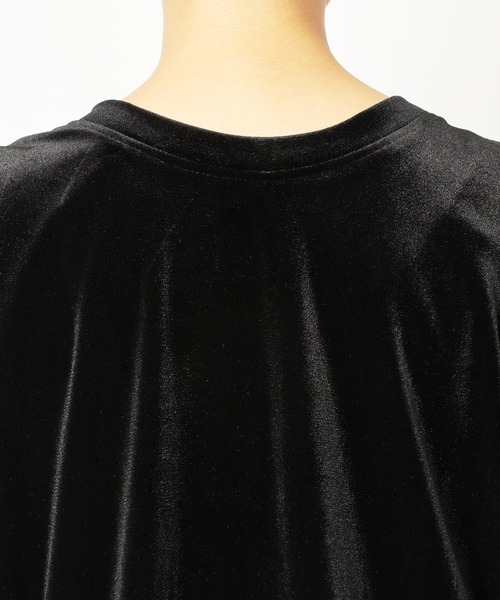 saloon（サルーン）の「SALOON(サルーン)/【AMBELLITE】 2WAYベロアプルオーバー（カーディガン/ボレロ・レディース・ライトグリーン/ブラック・FREE）」の20枚目の写真