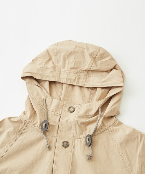 【セール】綿ダンプラグランスリーブパーカージャケット（ブルゾン）｜CUBE SUGAR（キューブシュガー）