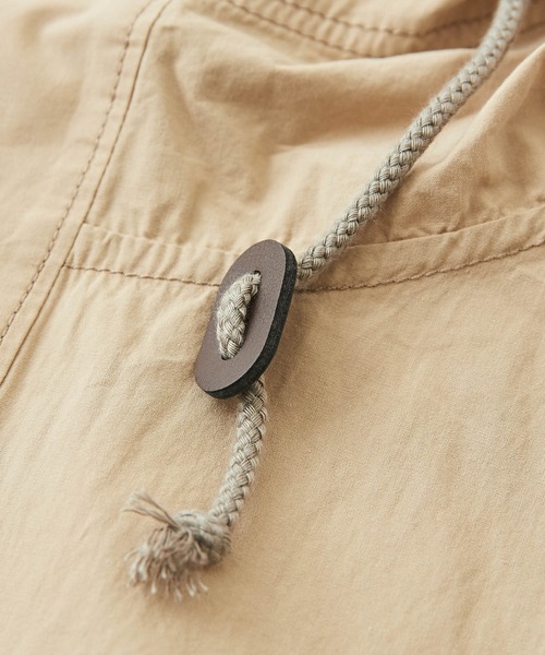 【セール】綿ダンプラグランスリーブパーカージャケット（ブルゾン）｜CUBE SUGAR（キューブシュガー）