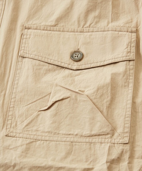 【セール】綿ダンプラグランスリーブパーカージャケット（ブルゾン）｜CUBE SUGAR（キューブシュガー）