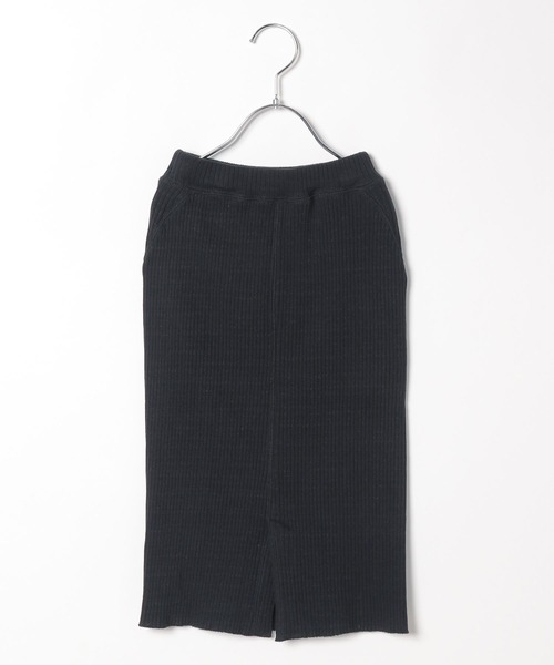 BAYFLOW（ベイフロー）の「[春素材で登場!!]カットリブスカート（KIDS）（スカート・キッズ・ブラック/グレー・110cm/120cm/130cm/140cm）」の4枚目の写真