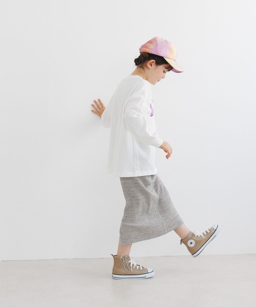 BAYFLOW（ベイフロー）の「[春素材で登場!!]カットリブスカート（KIDS）（スカート・キッズ・ブラック/グレー・110cm/120cm/130cm/140cm）」の14枚目の写真